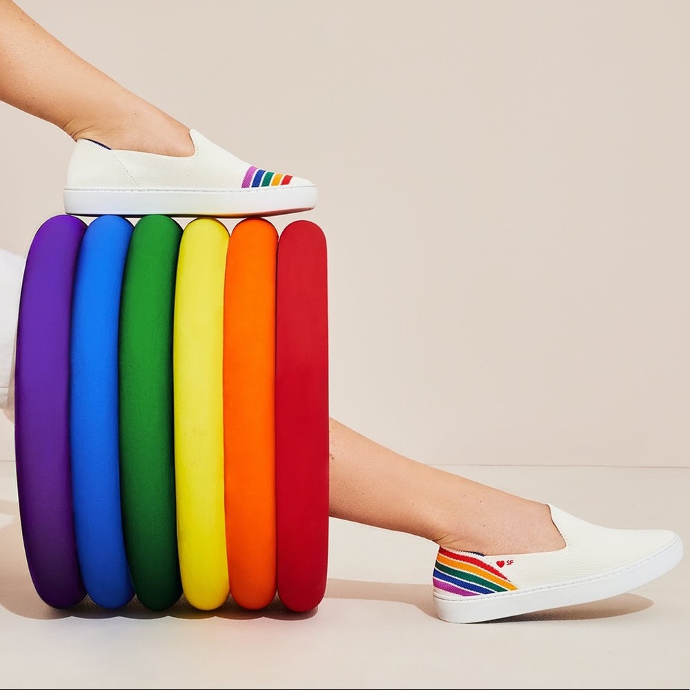 Rothy’s Limited Edition San Francisco Pride Shoes - Picture 2 of 12